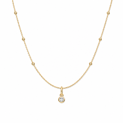 Satellite Birthstone Necklace
