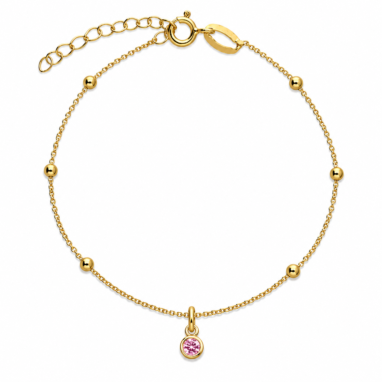 Satellite Birthstone Bracelet