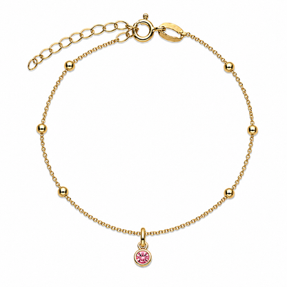 Satellite Birthstone Bracelet