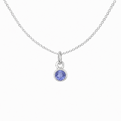 Tanzanite Gemstone Necklace