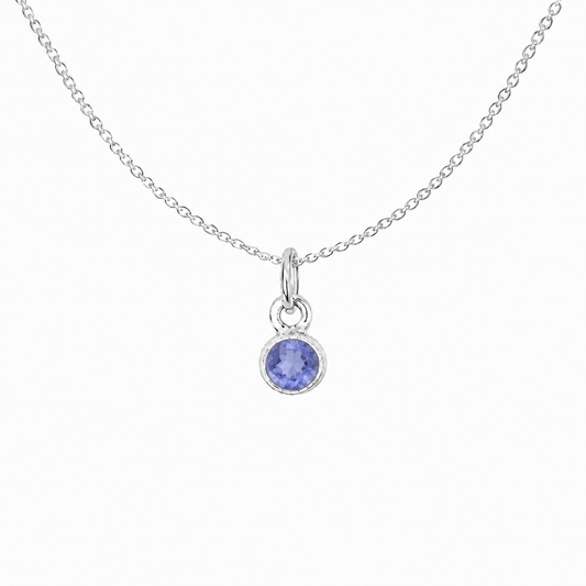 Tanzanite Gemstone Necklace