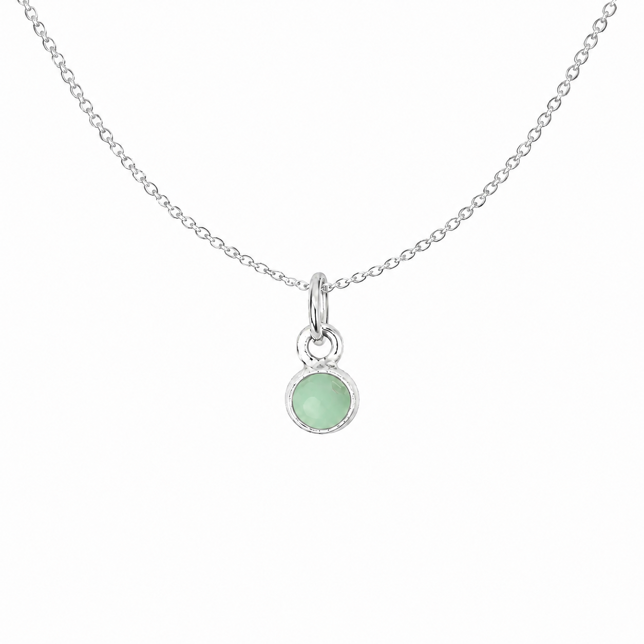 Chrysoprase Gemstone Necklace