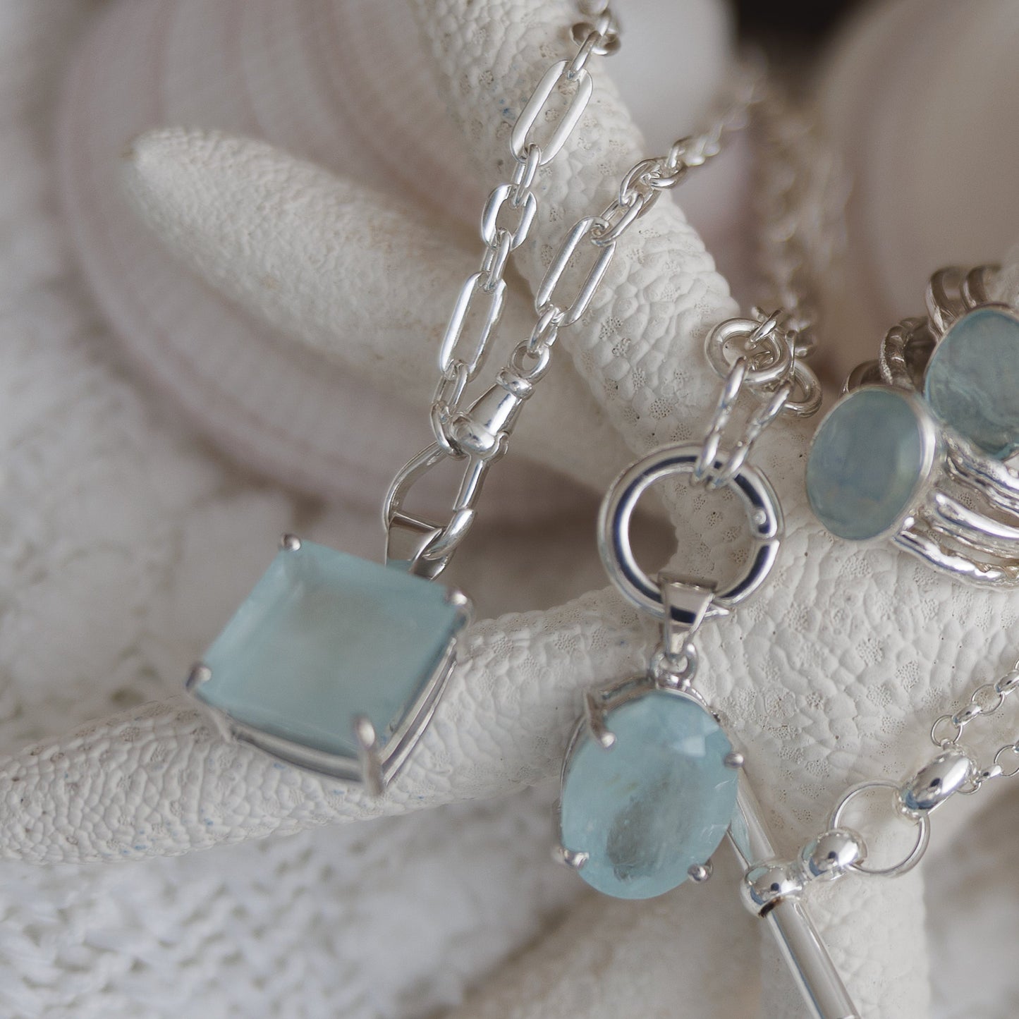Sireneia Aquamarine Necklce