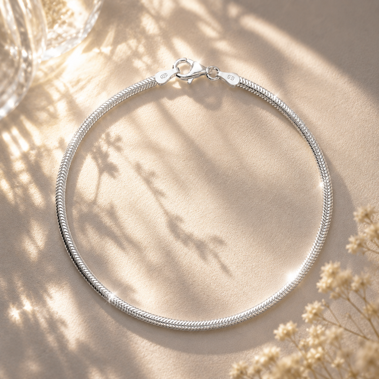 Snake Chain Stacking Bracelet