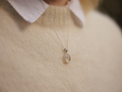 Moonstone Necklace | Handmade Sterling Silver
