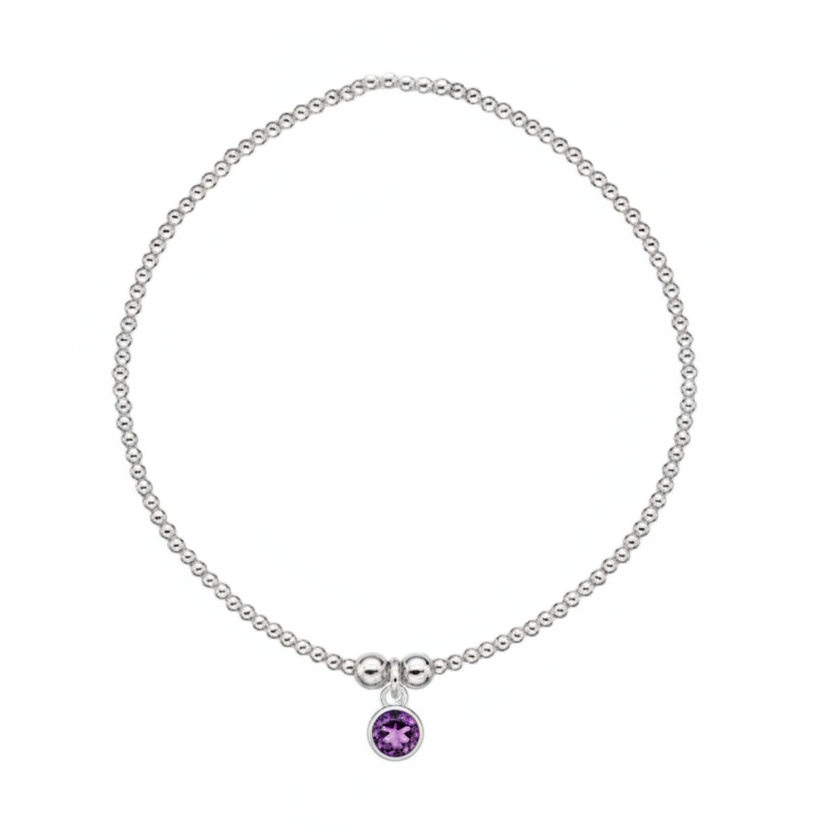 Birthstone Beaded Bracelet
