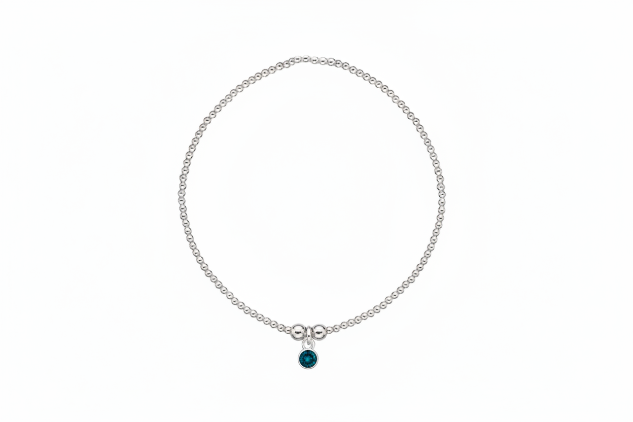 Birthstone Beaded Bracelet