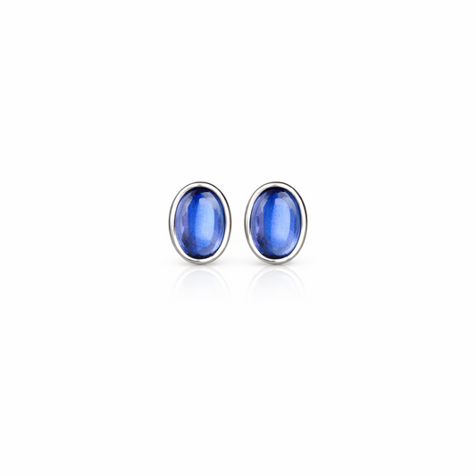 Kyanite Oval Studs