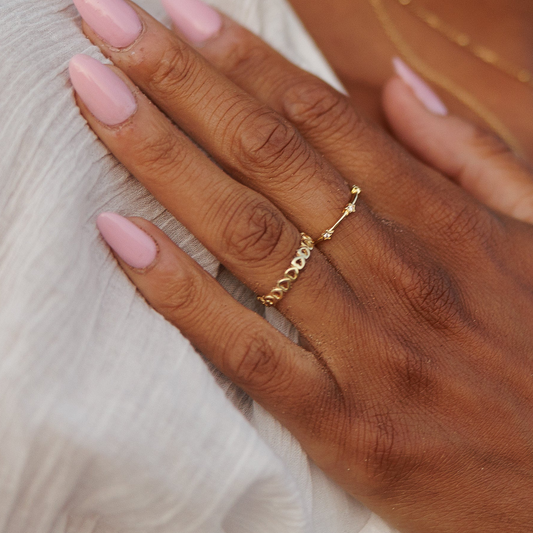 Hearts Stacking Ring