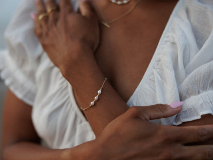 Triple Pearl Bracelet
