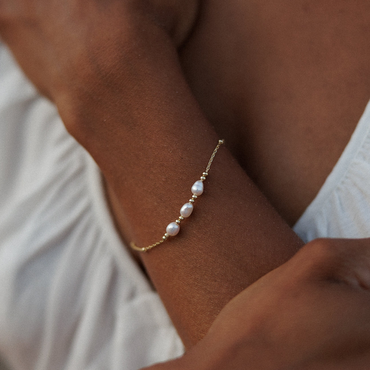Triple Pearl Bracelet