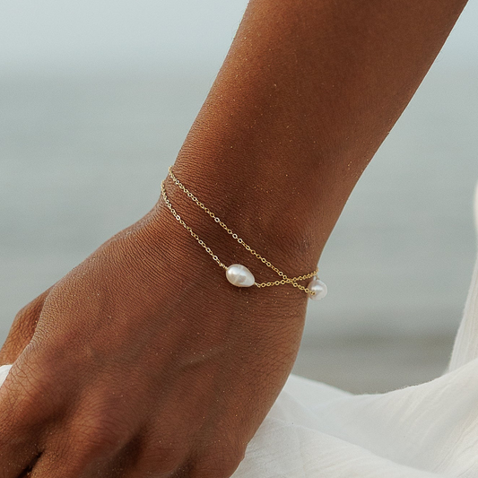 Double Pearl Bracelet