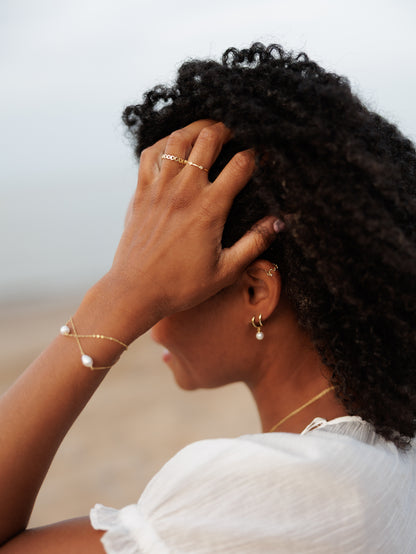 Wave Cz Ear Cuff