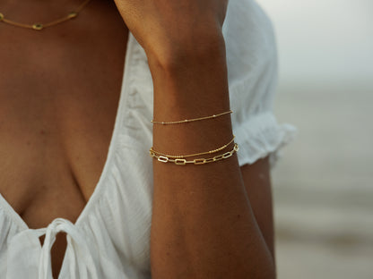 Paper Clip Chain Bracelet