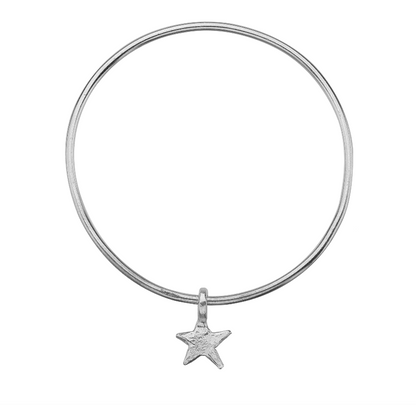 Mini star bangle on a white background 