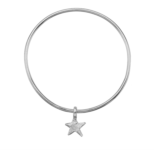 Mini star bangle on a white background 