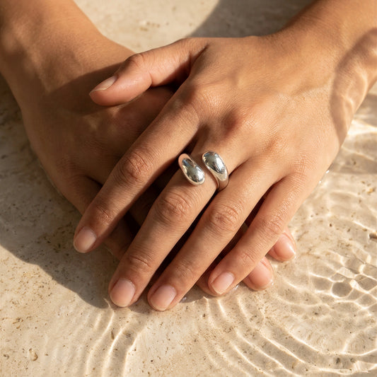 Liquid Silver Ring
