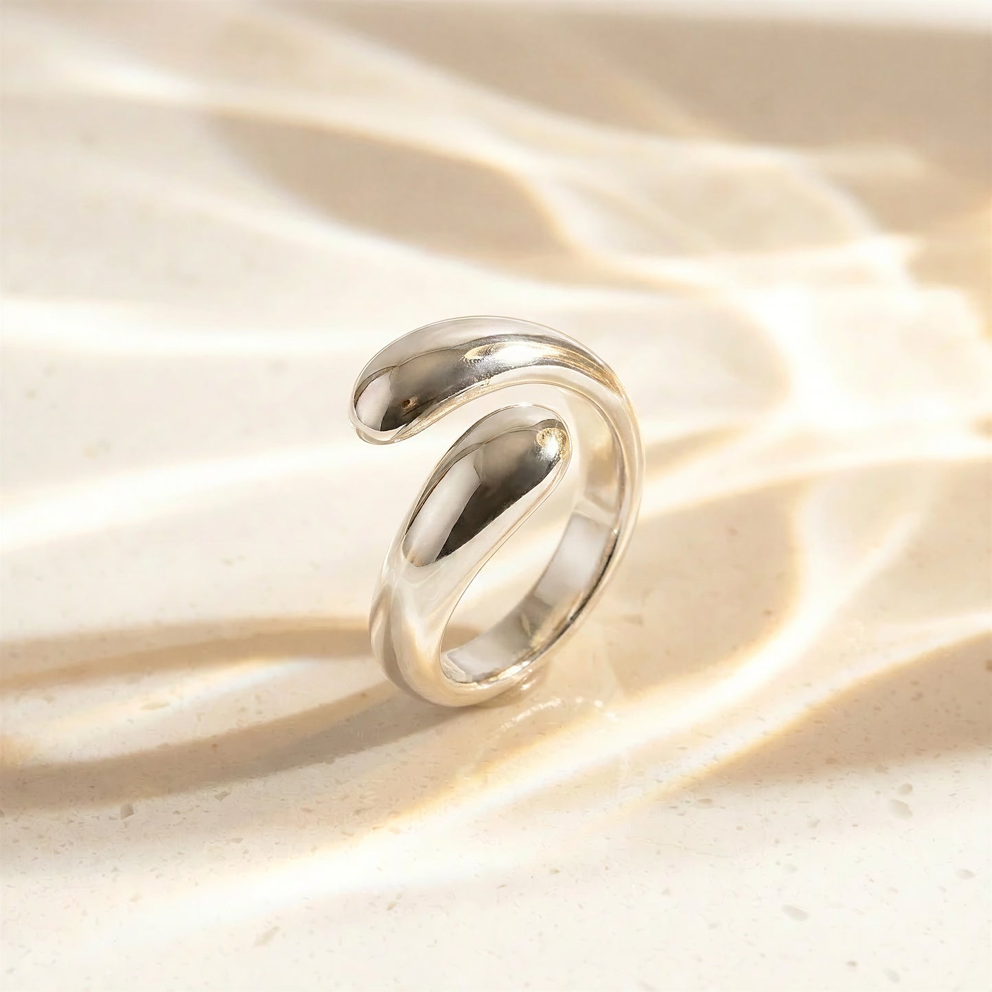 Liquid Silver Ring