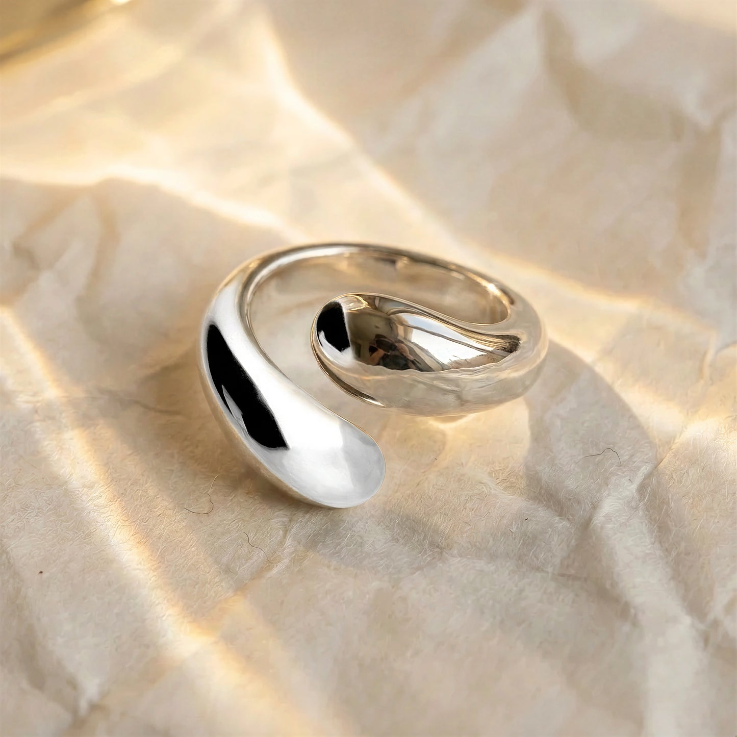 Liquid Silver Ring
