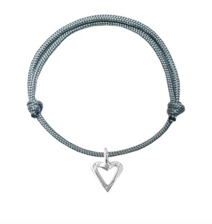 Open Heart Rope Bracelet