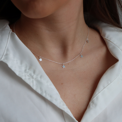 Cosmic Star Charm Necklace