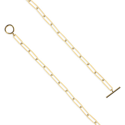 Paperclip T-Bar Necklace