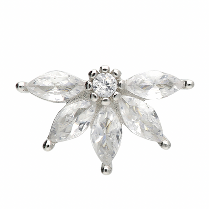 Flower Flat Back Cartilage Stud