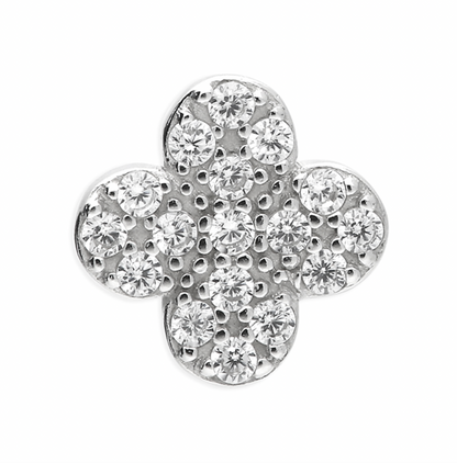 Quatrefoil Flat Back Cartilage Stud