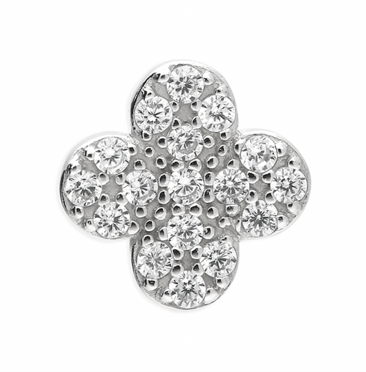 Quatrefoil Flat Back Cartilage Stud