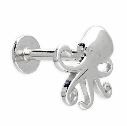 Octopus Flat Back Cartilage Stud