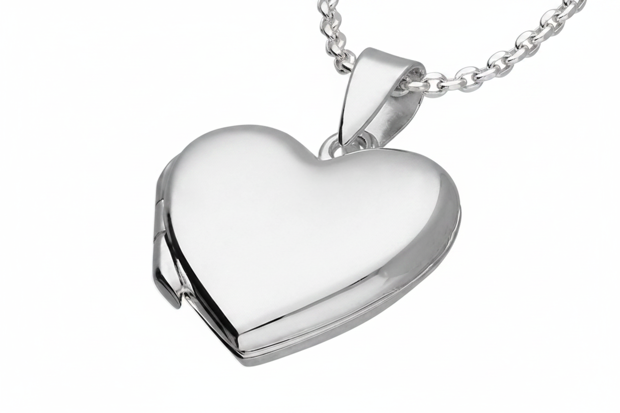 Classic Heart Locket Necklace