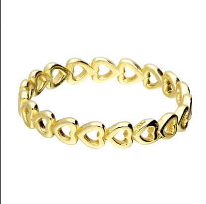 Hearts Stacking Ring