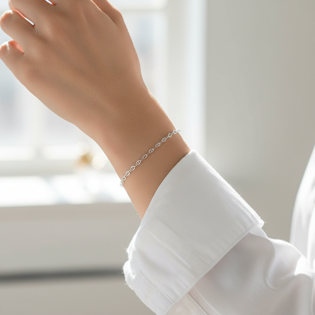 Anchor Chain Stacking Bracelet