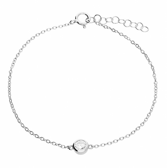 Solitaire Stacking Bracelet
