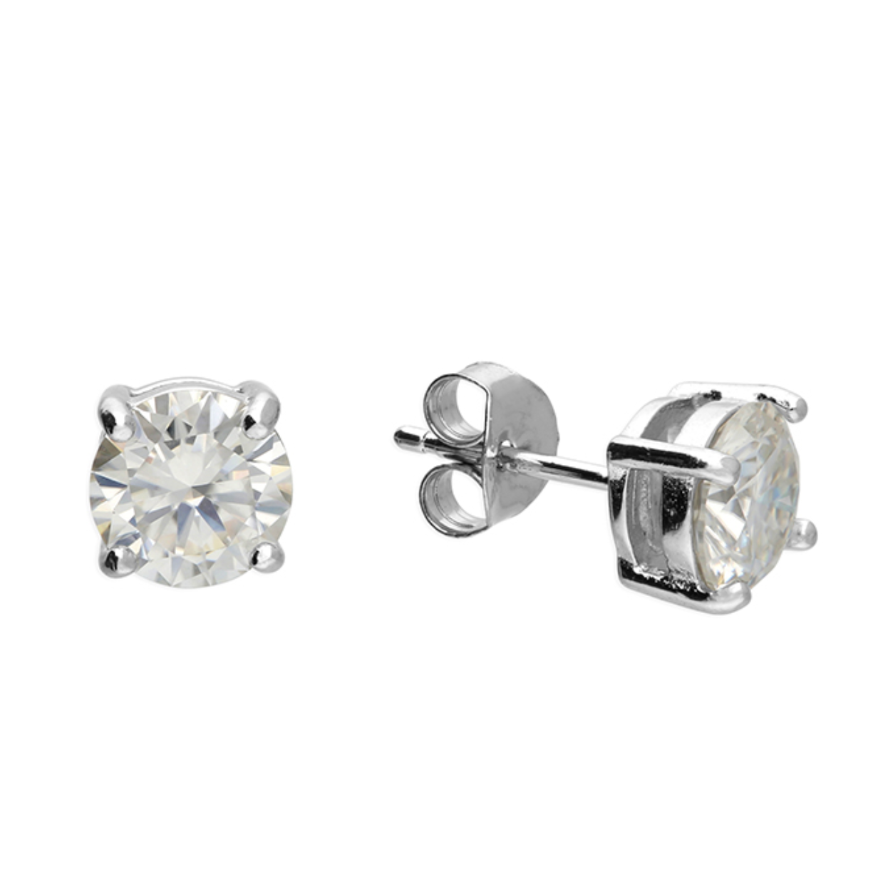 Moissanite Stud Earrings
