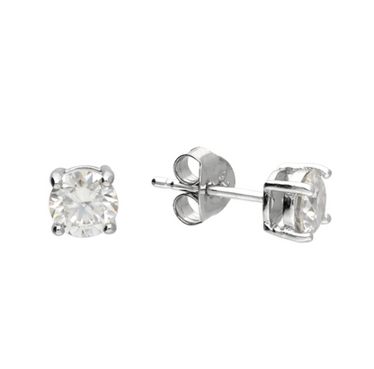 Moissanite Stud Earrings