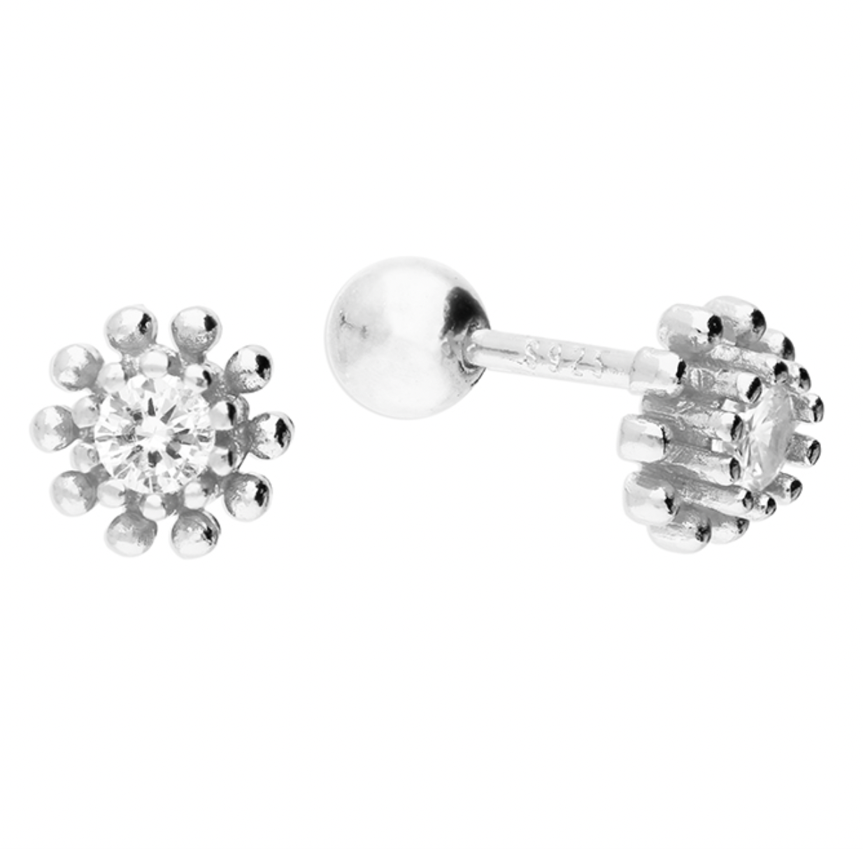 Beaded Sparkle Cartilage Stud