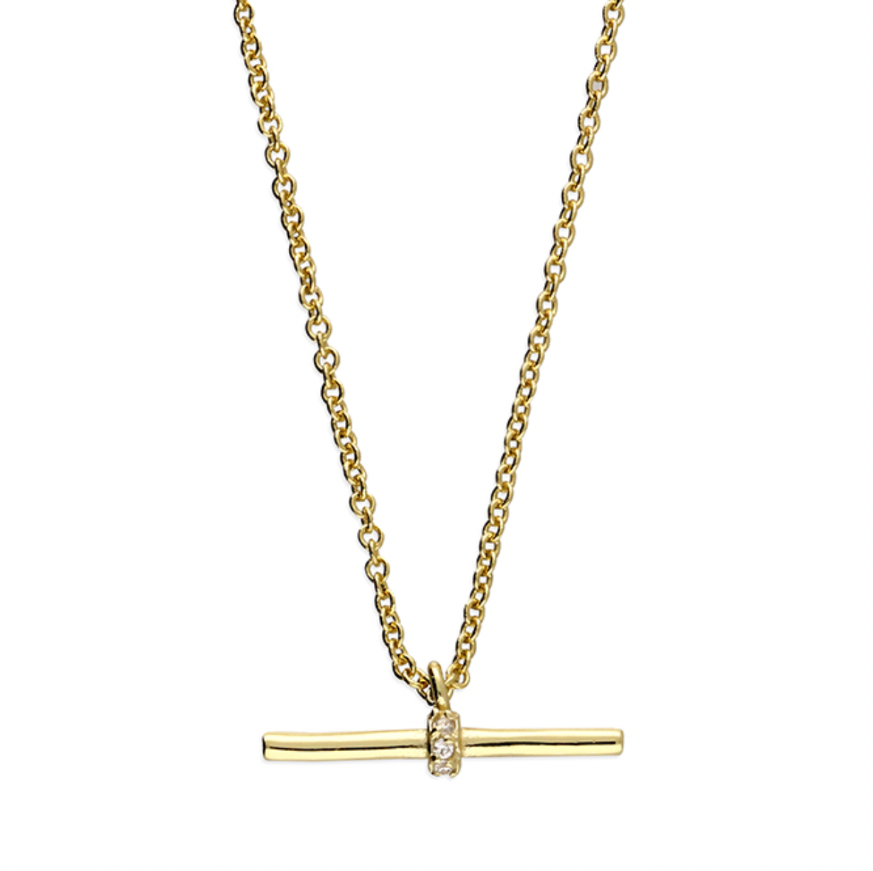 Dainty T-Bar Necklace
