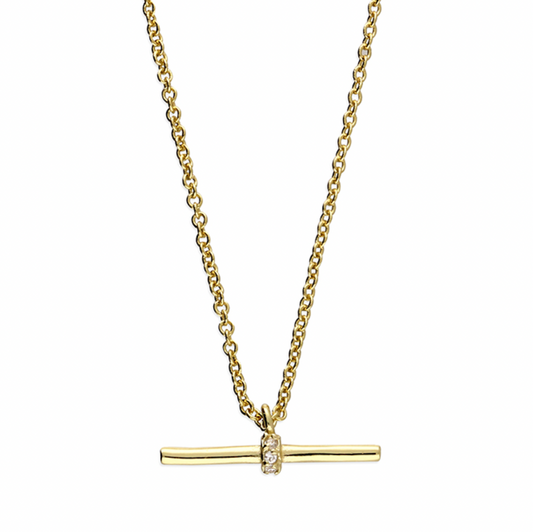Dainty T-Bar Necklace