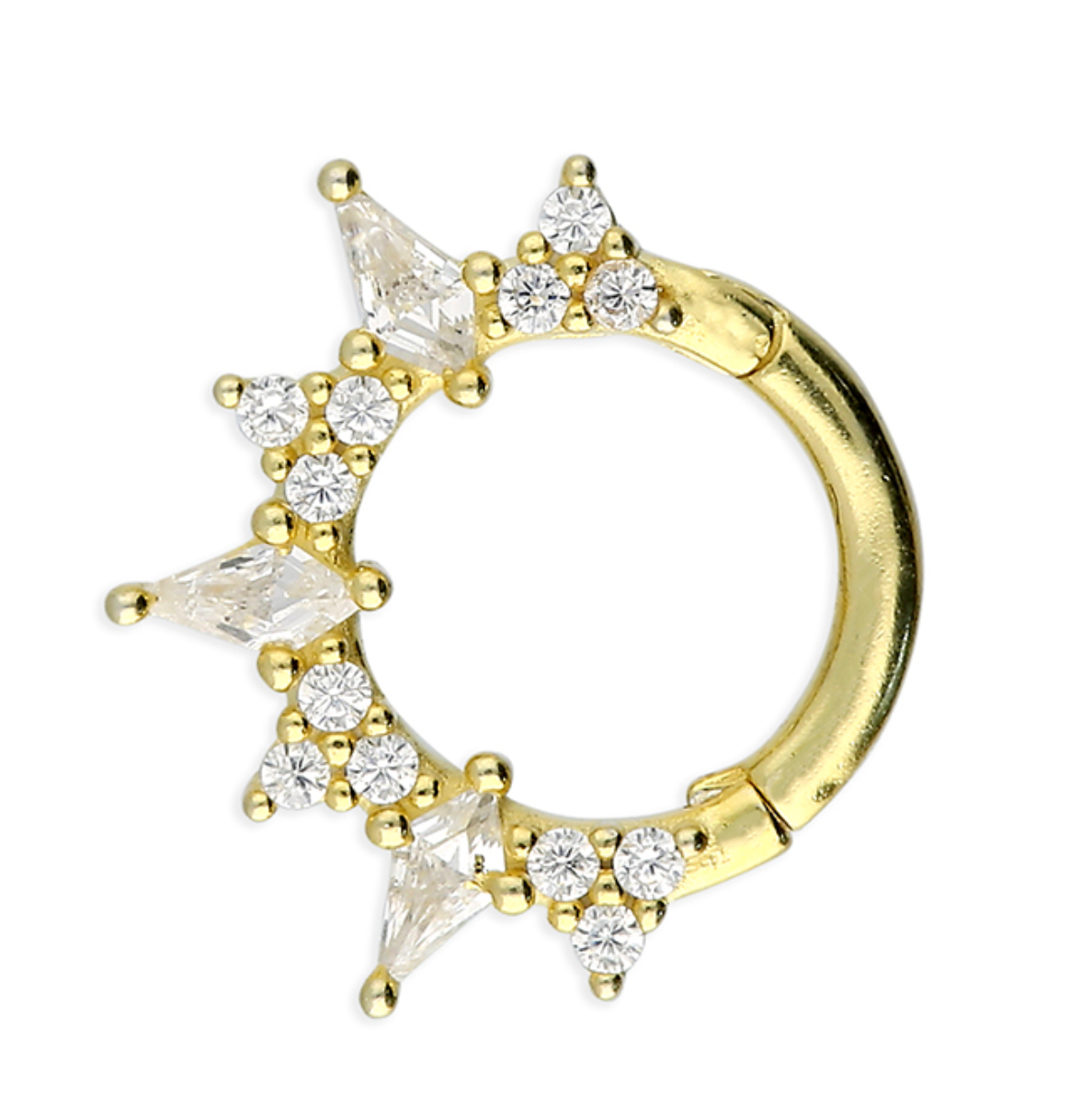 Sunray Daith Hoop Earring