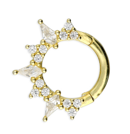 Sunray Daith Hoop Earring