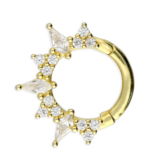 Sunray Daith Hoop Earring