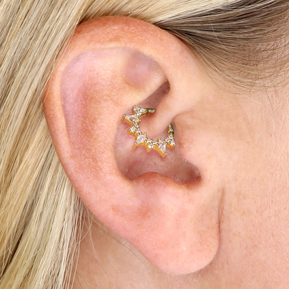 Sunray Daith Hoop Earring