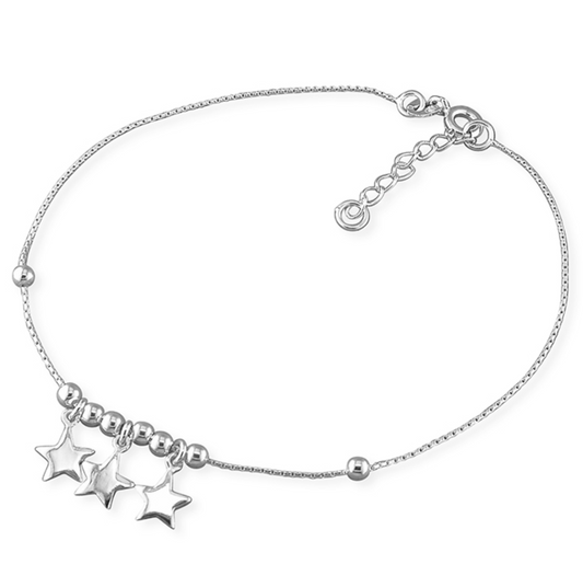 Three Star Anklet