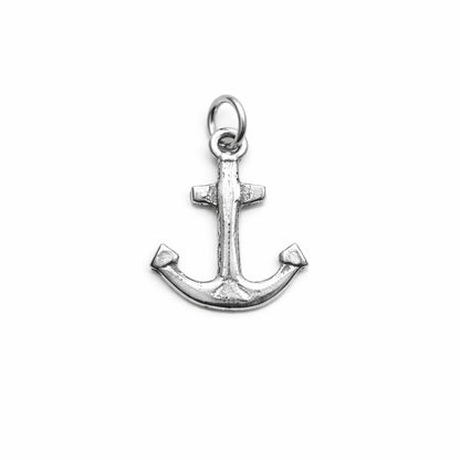Anchor pendant on a white background 