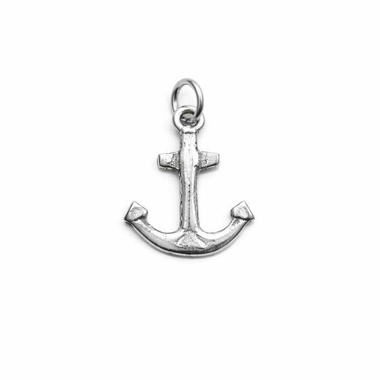 Anchor pendant on a white background 