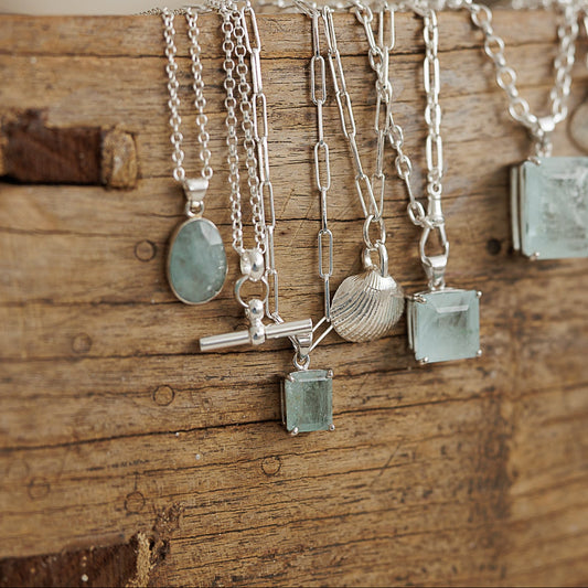 Darya Aquamarine Necklce