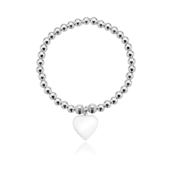 Personalised Heart Bracelet